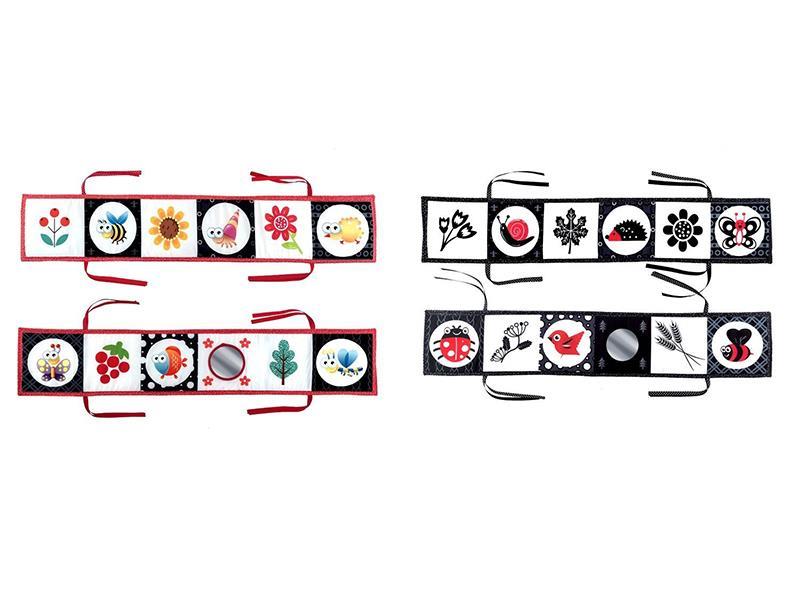 Baby Cognitive Mirror Bed Cover Cloth Book