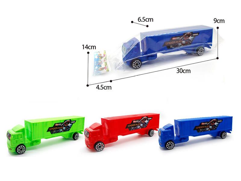 Friction Container Car(Spider-Man)