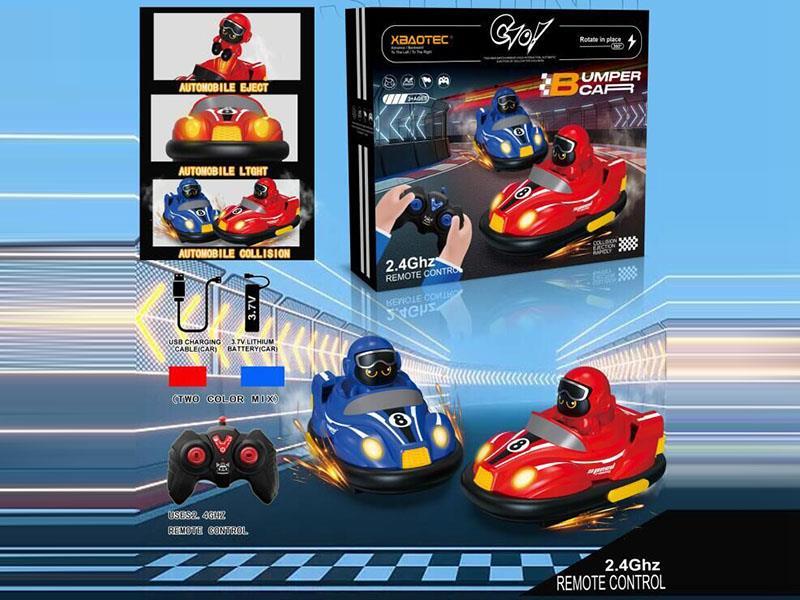 Two Remote-Controlled Bumper Cars