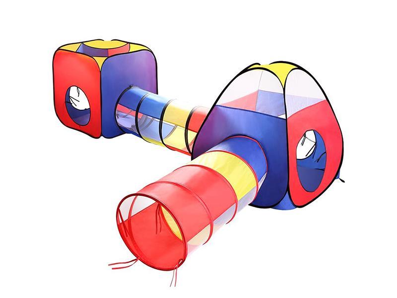Four Piece Tent Set (Red + Yellow + Blue)