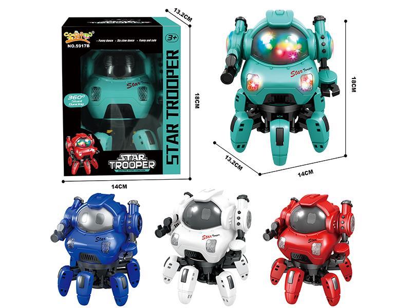 B/O Stunt Robot With Light And Music