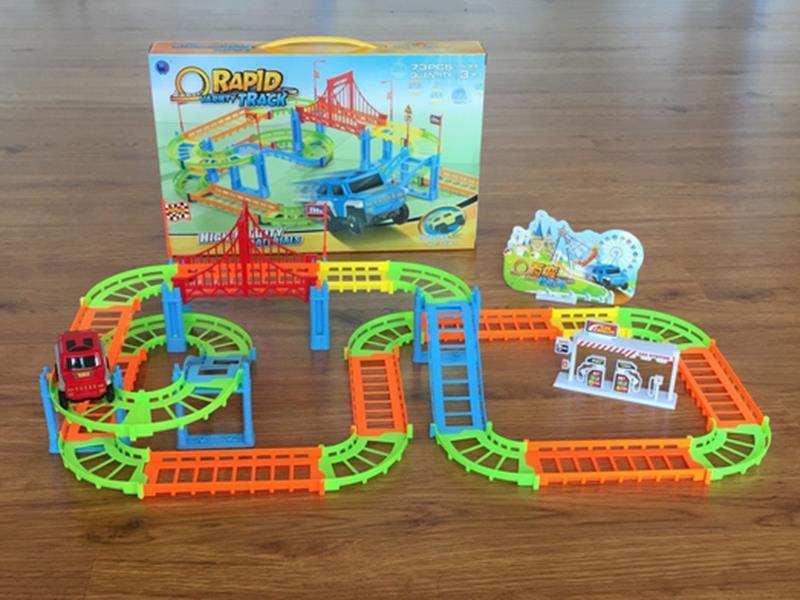 B/O Rail Train 73PCS