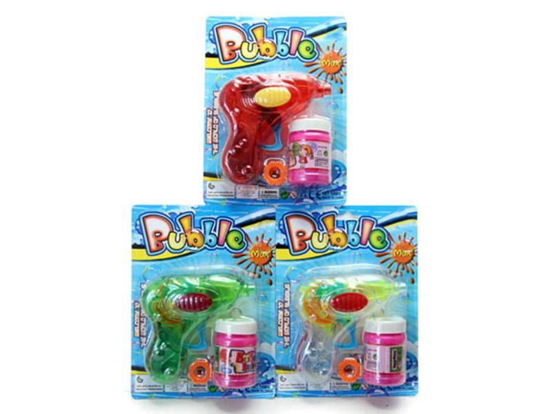 transparency bubble gun with light