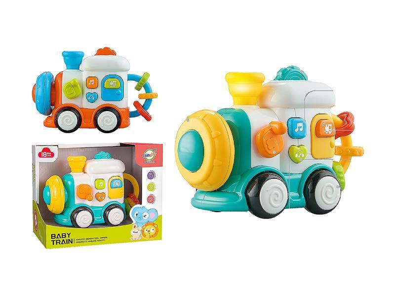 Baby Sound And Light Sliding Train