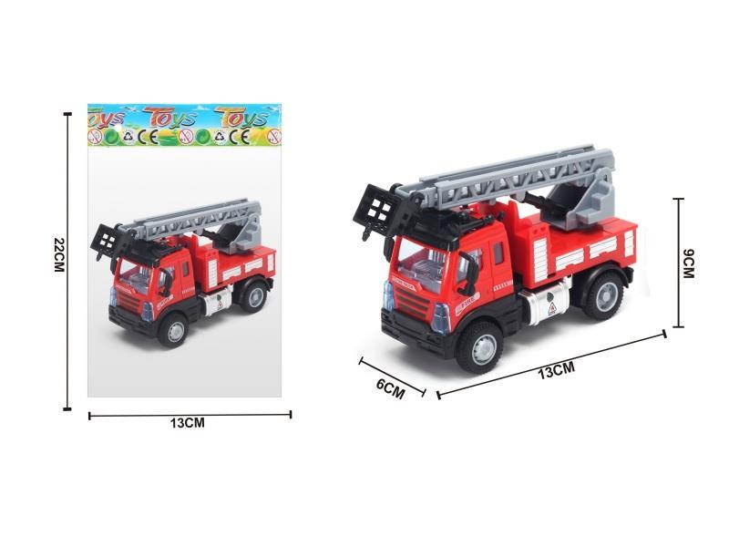 1:64 Huili European-Style Ladder Fire Truck