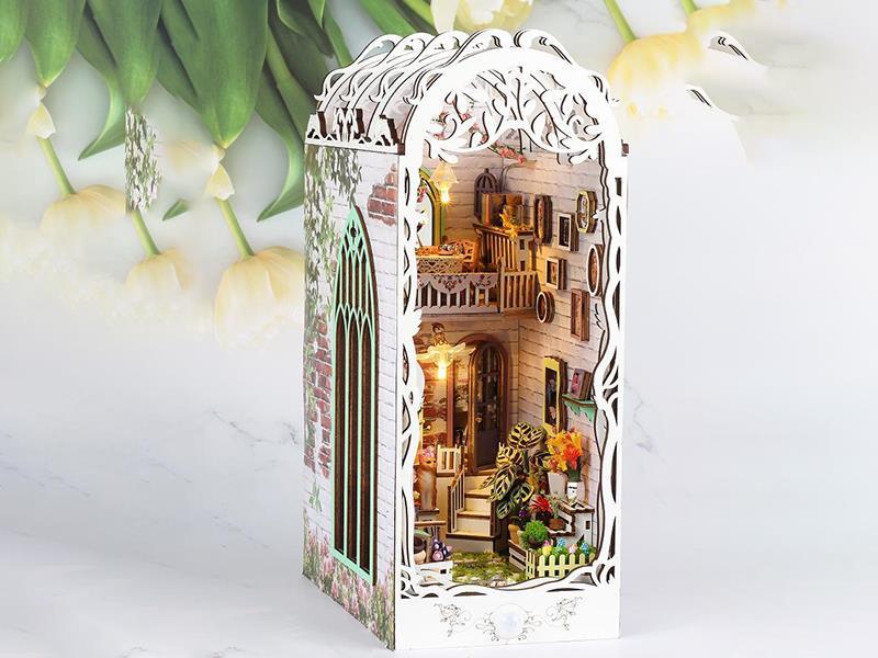 Diy House Assembly Series Flower House Bookcase