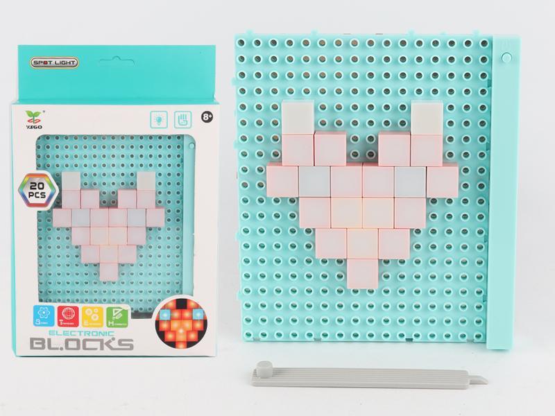 Electric Energy Building Blocks With Light 20pcs