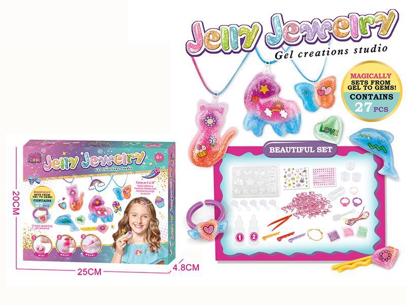 DIY Jelly Jewelry Set