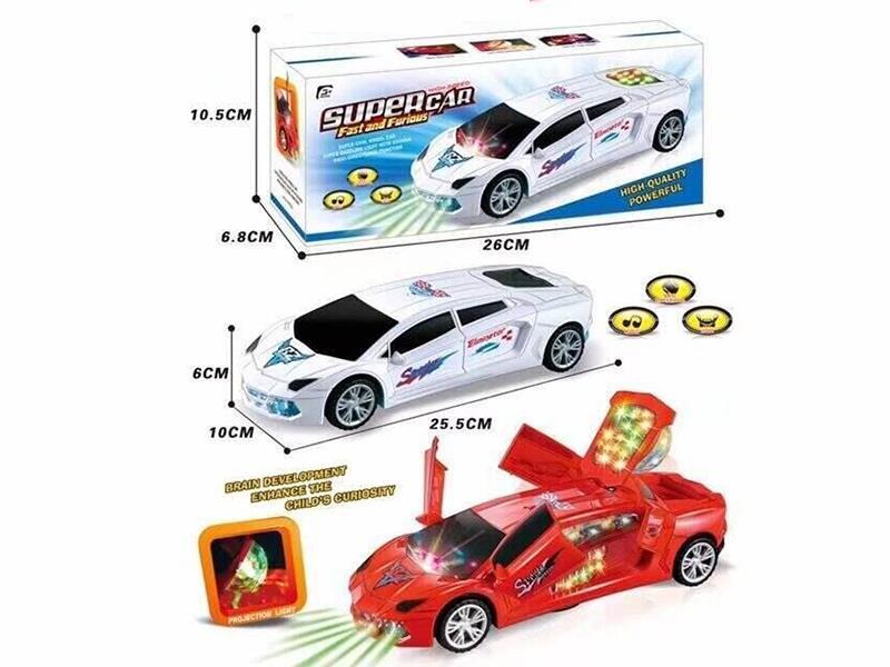 B/O Go And Bump Door Opening Lamborghini With Light And Music