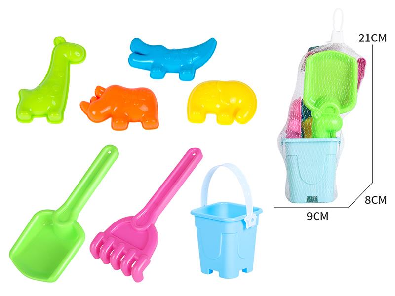 Animal Sand Mold Set 7pcs