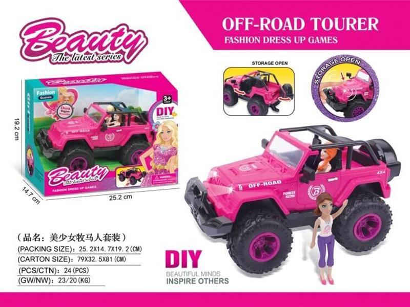 Wrangler Off-Road Vehicle With Lights And Sound