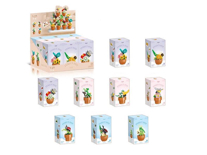 Insect Pot Plant Building Blocks 1779pcs