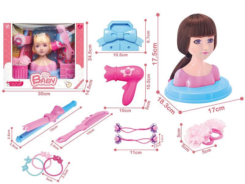 Half-Length Barbie head Set