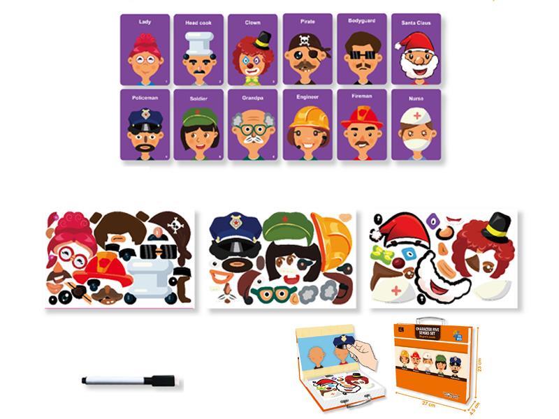 Character Five Sense Set Magnetic Puzzle