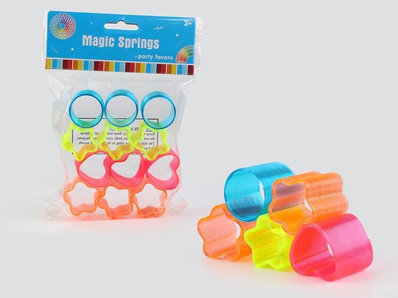 Transparent Multi-Shape Rainbow Springs