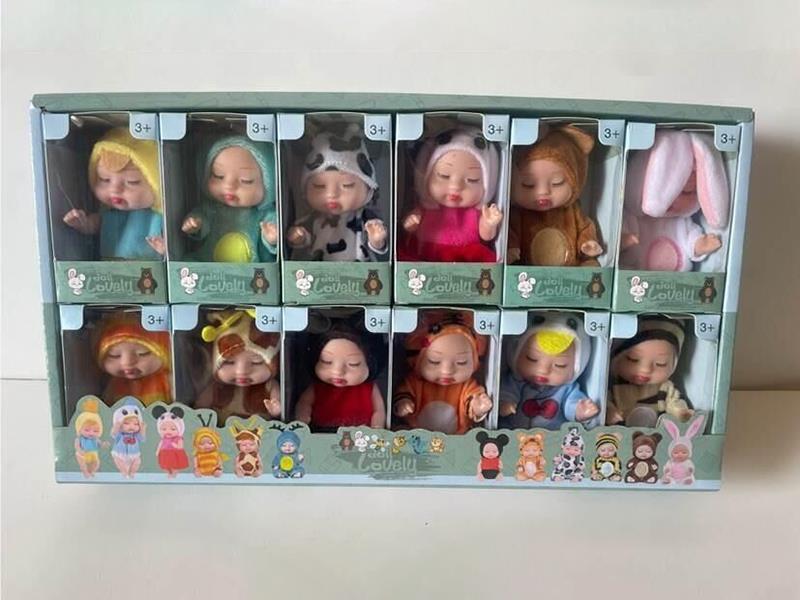 3.5" Baby Dolls 12pcs