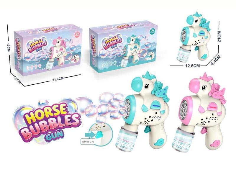 10 Holes Electric Unicorn Bubble Gun