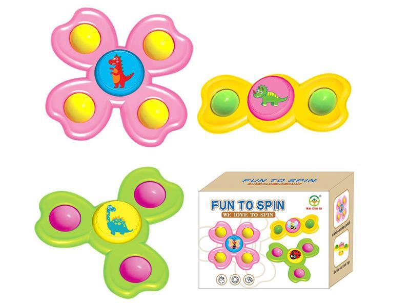 Sucker Spinning Top(Dinosaur)