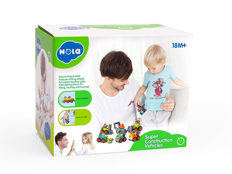 Slide Pocket Engineering Truck(6pcs)