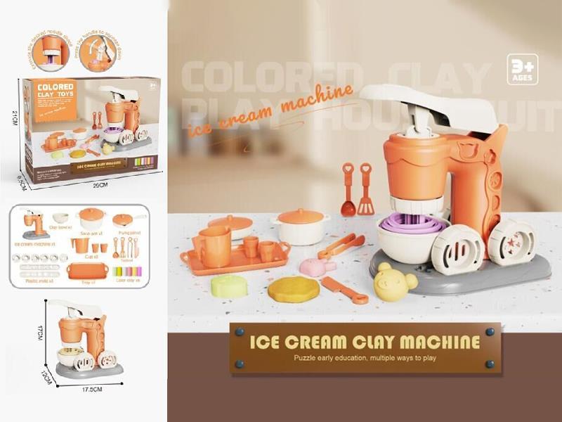 Ice Cream Clay Machine Set
