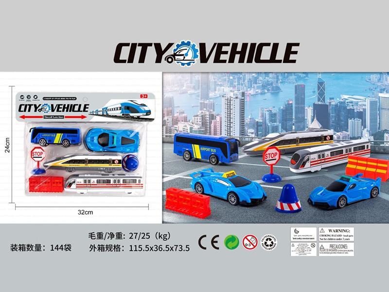 Pull Back City Vehicle