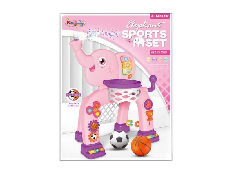 Elephant Basketball Stand (Girls' Style)