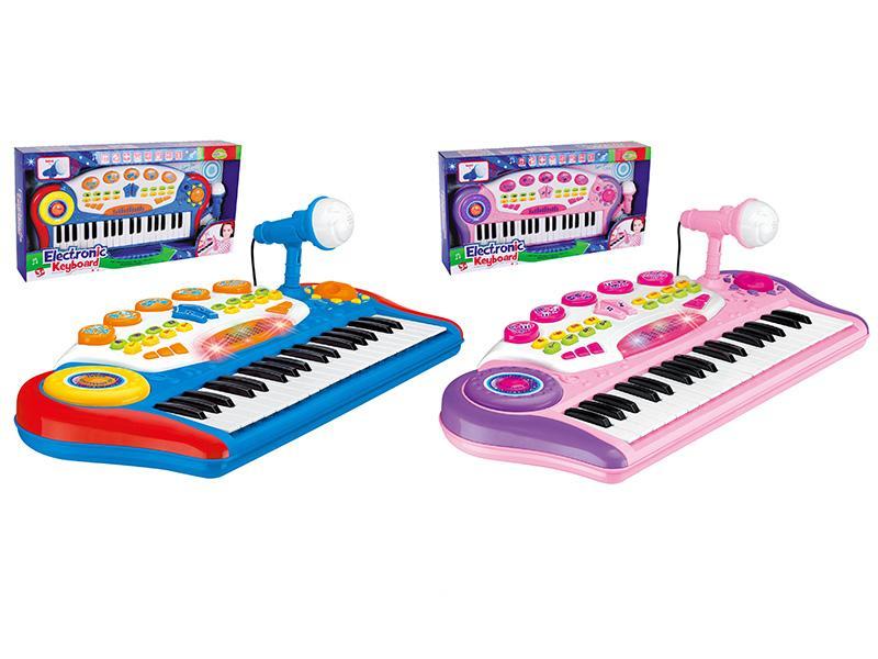 37 Key Multifunctional Electronic Organ With Microphone、MP3Line、Power Line