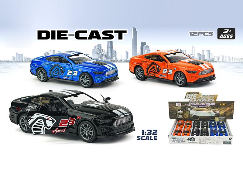 1:32 Pull Back Alloy Open Doors Shelby Cars(12PCS)