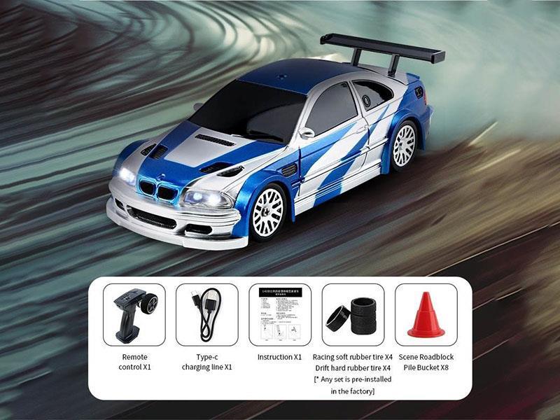 2.4G 1:43 Full Scale Remote-Controlled Drift Vehicle (Gcc)
