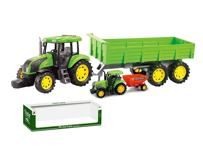 Friction Farm Tractor With Light And Music