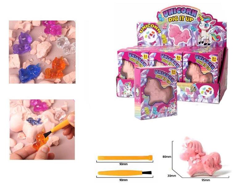 DIY Archaeological Excavation Of Cartoon Unicorns