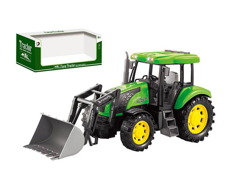 Friction Farm Tractor With Lights And Music