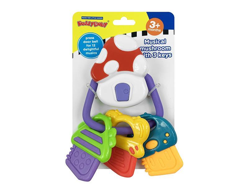 Baby Bell  Mushroom Keys With Light