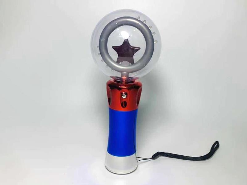 Electroplated 10 Lamp Rotary Bat Without Music Band Rope