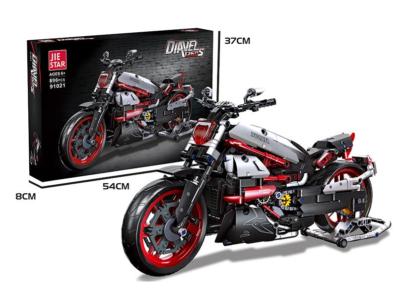 Diacel 1260S Motorcycle Model Building Blocks 896pcs