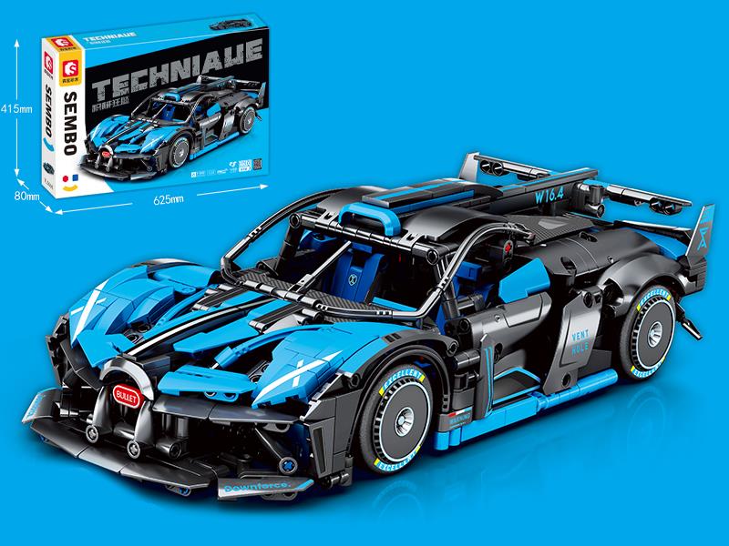 1:14 Bugatti Tourbillon Building Block Car 1499PCS