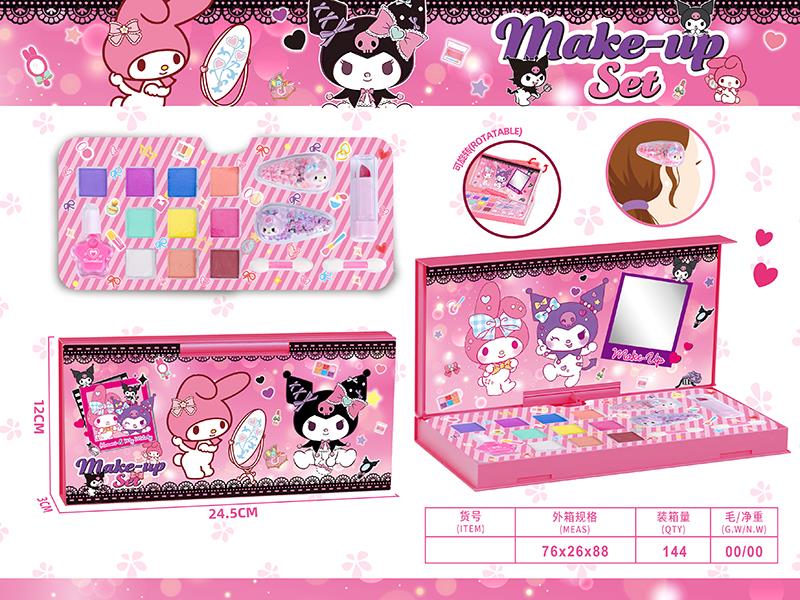 Sanrio Makeup Eye Shadow 16 Colors - Makeup Mirror With Light