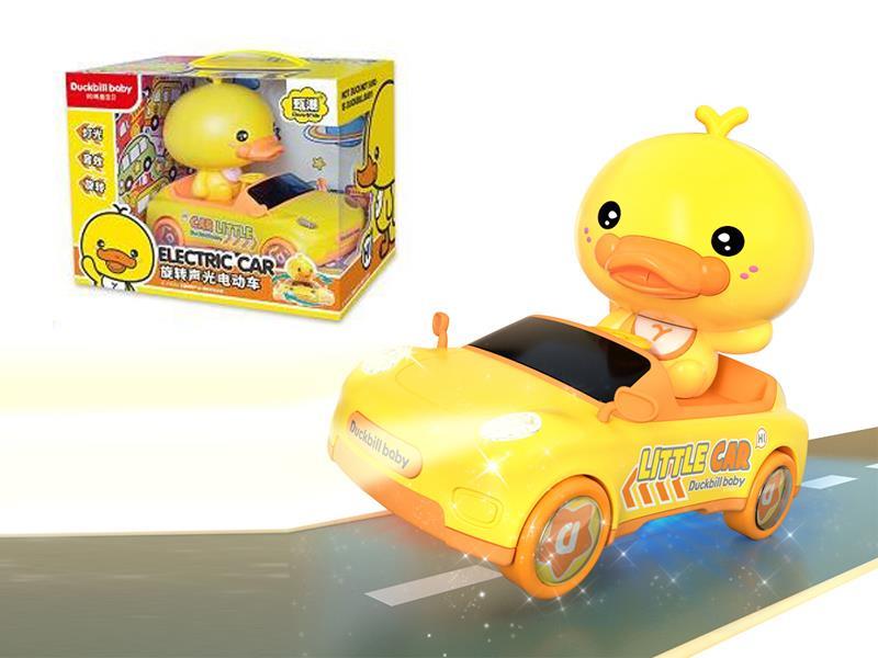 B/O Duckbill Rotating Car With Sound And Light