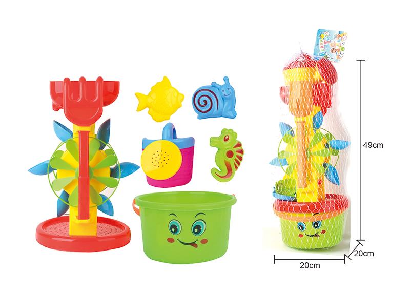 Hourglass Beach Toys Set 6pcs