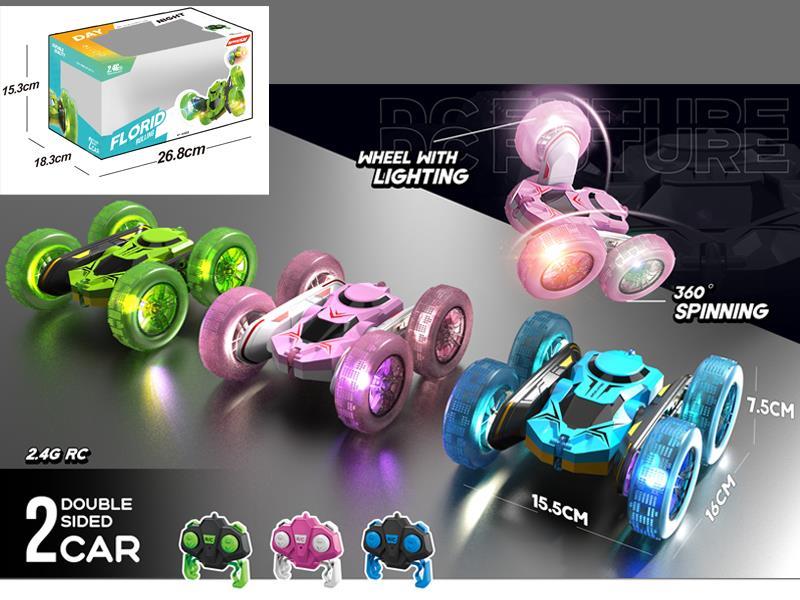 1:24  2.4G R/C Stunt Rolling Car With Light