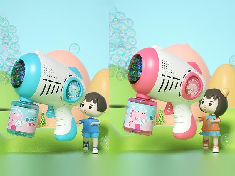 Dinosaur Space Bubble Gun