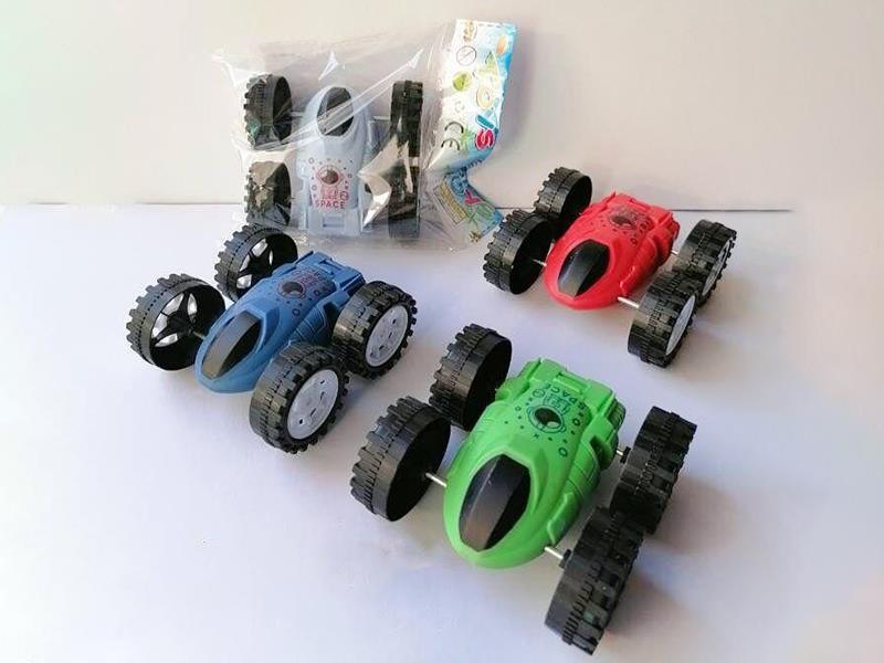 Double Inertia Stunt Double-Sided Car