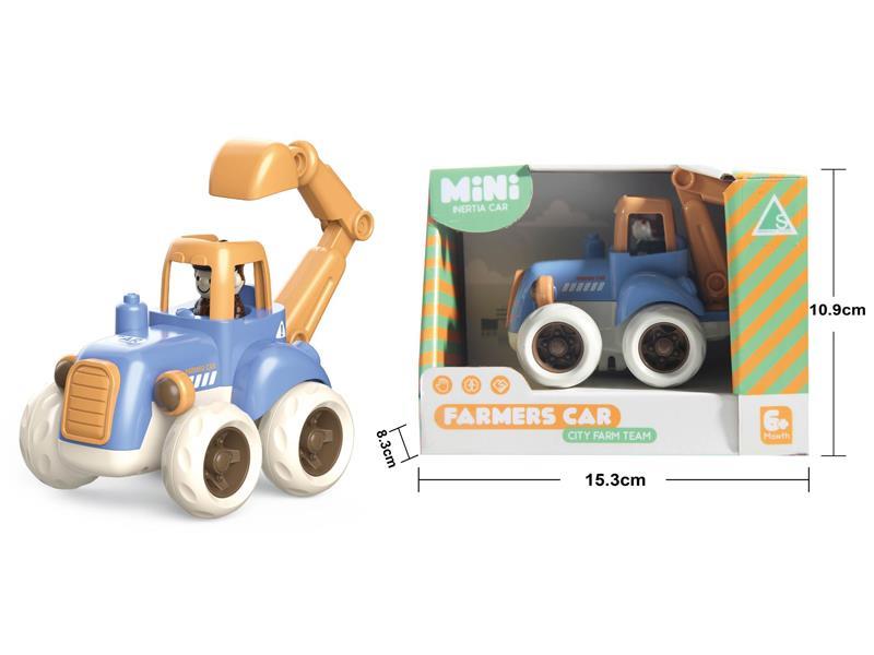 Double Friction Farmer Engineering Vehicle