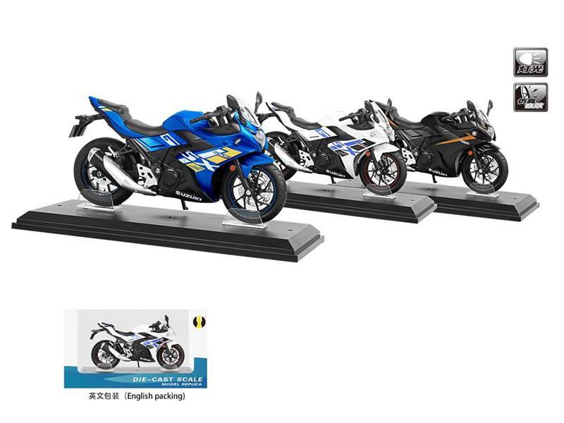 1:12 Alloy Motorcycle With Base