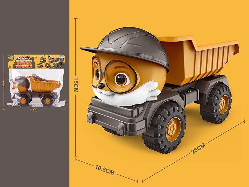 Slide Three Squirrel  Engineering Truck