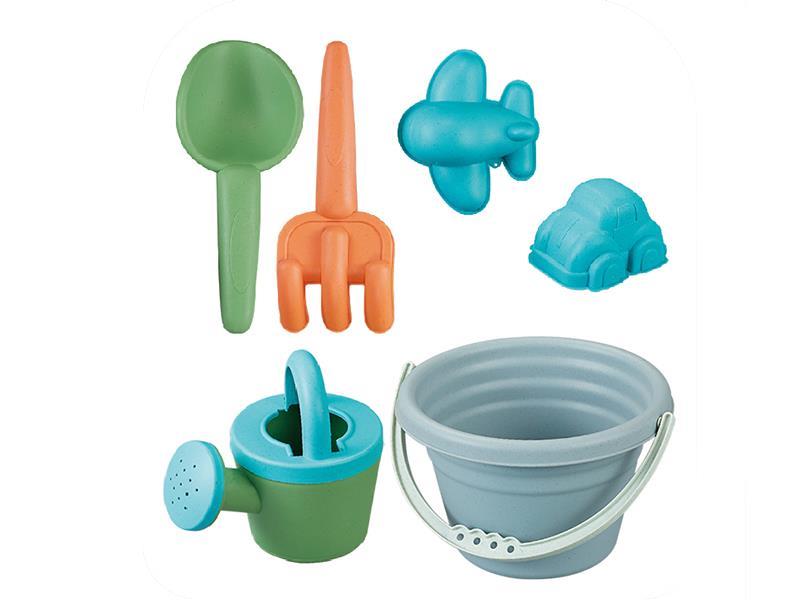Wheat Materials Beach Toys Series 6PCS