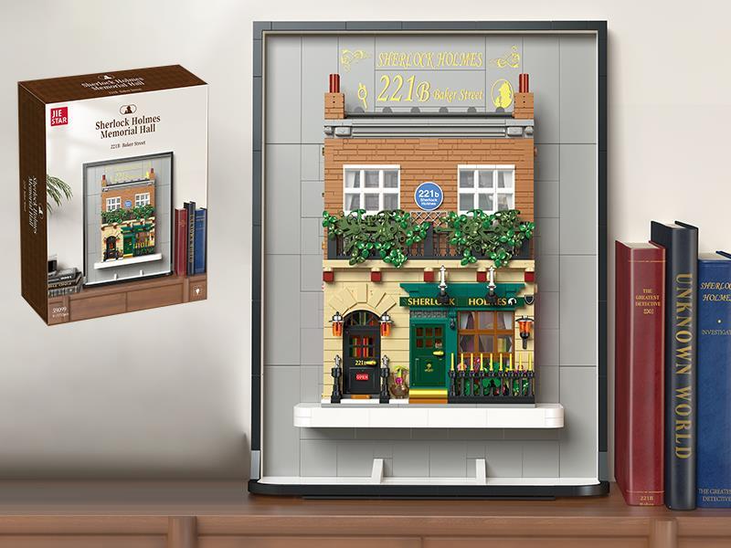 Sherlock Holmes Museum Building Blocks(With Lights) 1755pcs