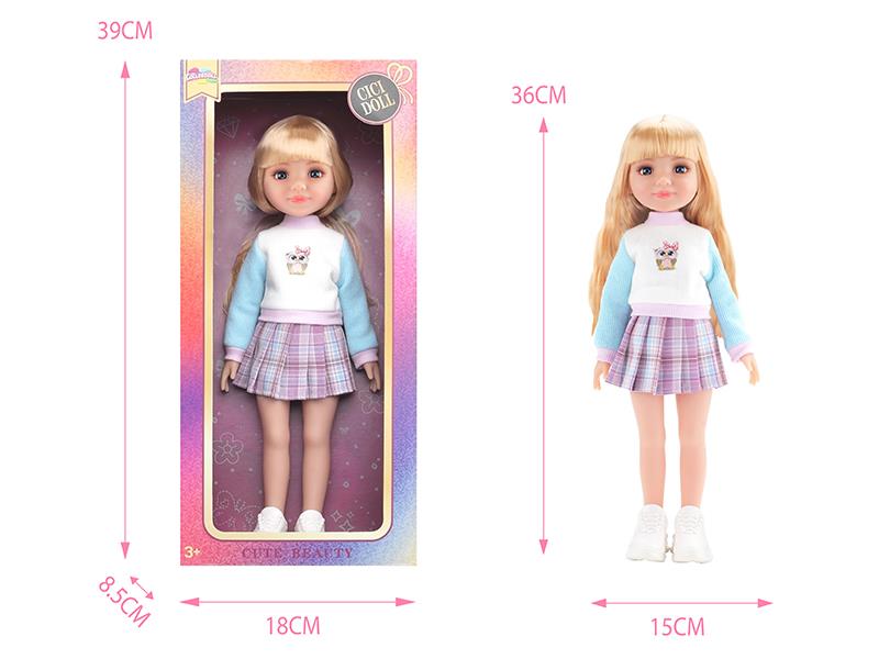 36cm Full Vinyl Fashion Doll