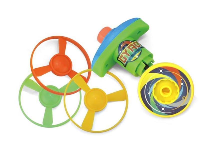 Launcher + Top With Light + Flying Saucer