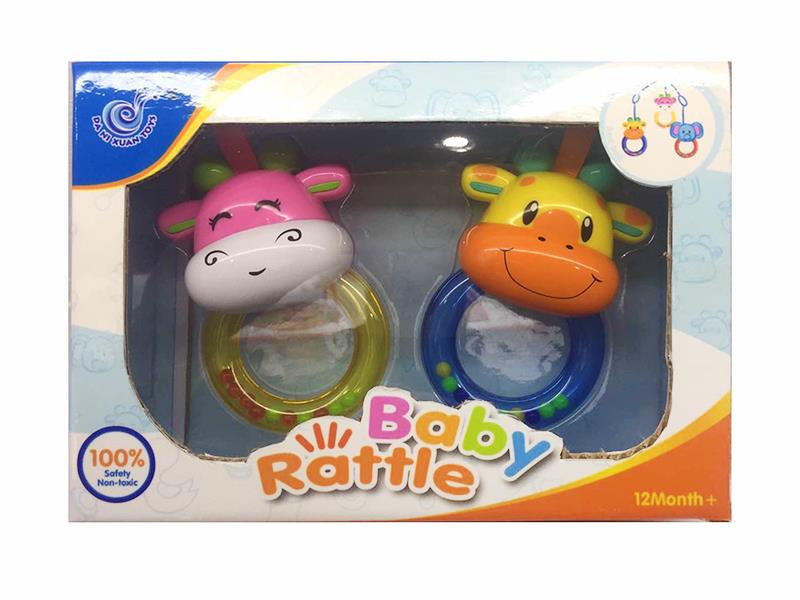 Baby Rattle(Giraffe + Cattle)